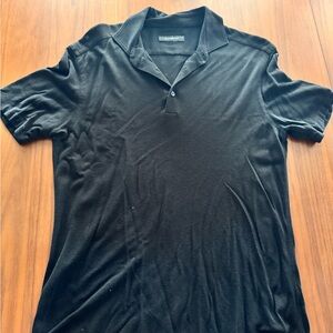 Ermenegildo Zegna Black Polo Shirt